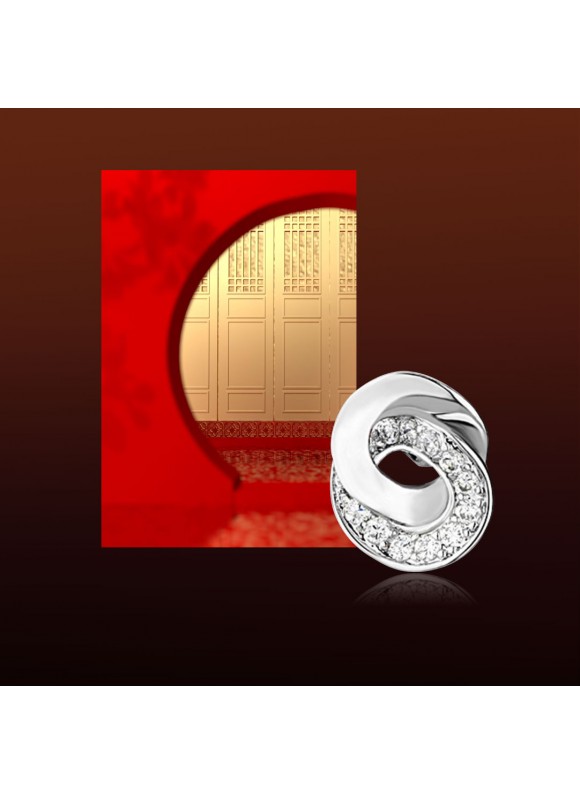 不規則雙環｜純銅耳環