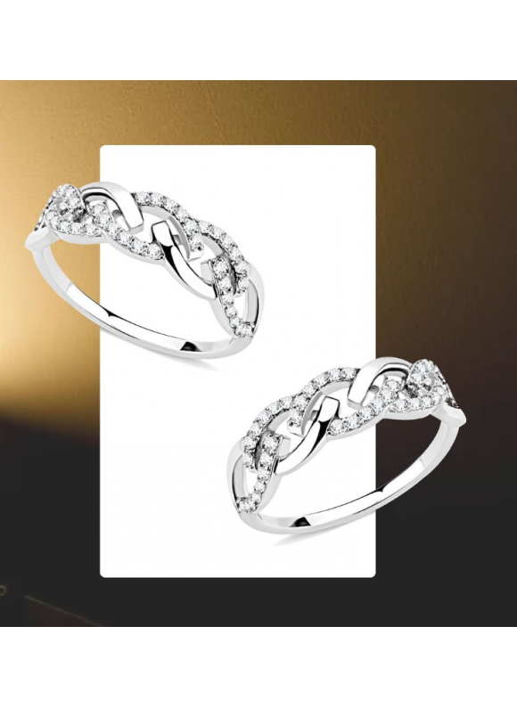 璀璨交織｜純鋼戒指