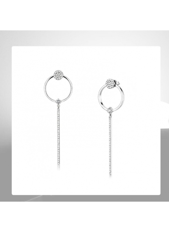 皓月｜純鋼垂墜耳環