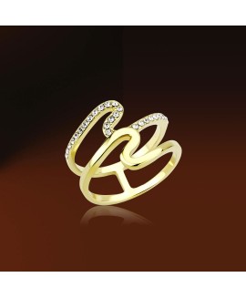 金色浪潮｜純鋼戒指 