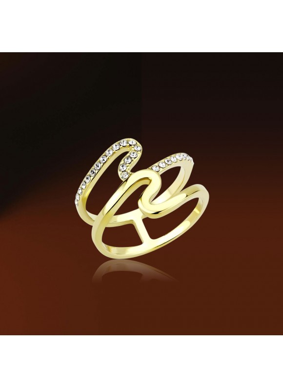 金色浪潮｜純鋼戒指